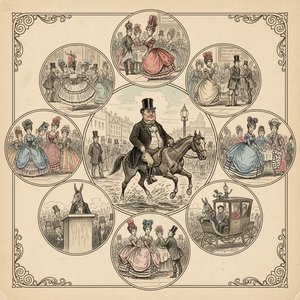 John Leech: Satirical Visions of Victorian Society – A Comprehensive Examination of His Art & Influence
