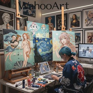 Vzestup estetiky anime a mangy v reprodukcích umění a personalizaci interiéru