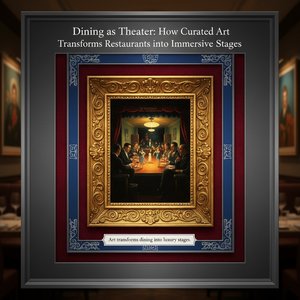 Dining as Theater: How Curated Art Transforms Restaurants into Immersive Stages