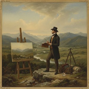 James Baker Pyne: Navigating Victorian Topography & Sentiment Through Watercolour – A Reassessment