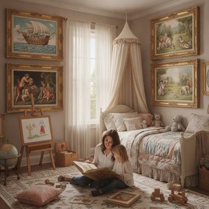 Whimsical Wonders: A Mother's Guide to Transforming Children's Rooms with Timeless Art Reproductions