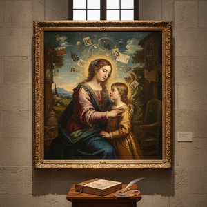 Eternal Elegance: Transform Your Personal Moments into Renaissance Oil Masterpieces with Mus3ums Custom Commissions