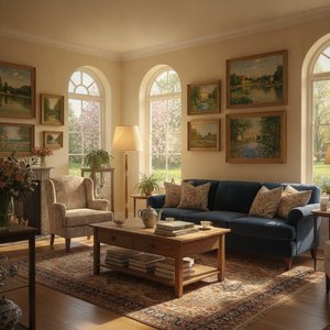 The Luminous Living Room: Curating Your Space with Timeless Impressionist Masterpieces