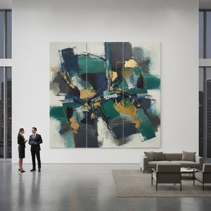 Contemporary Abstract Art: A Professional Buyer's Guide to Large-Scale Modern Decor for Hospitality and Corporate Interiors