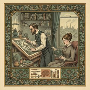 The Refined Aesthetic of Victorian Illustration: A Study in Narrative & Technique