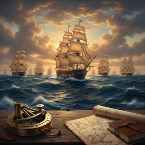 Sailing Through History: The Majestic Beauty and Artistry of 19th-Century Marine Masterpieces