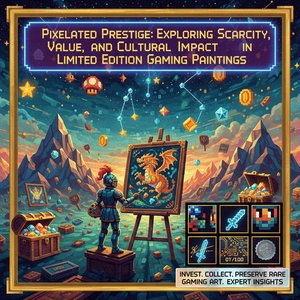 Pixelated Prestige: Explorando la Escasez, el Valor y el Impacto Cultural en las Pinturas de Edición Limitada de Videojuegos