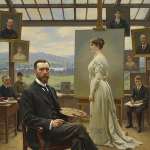 Sir John Lavery: A Study in Scottish Impressionism & the Portraiture of a Generation
