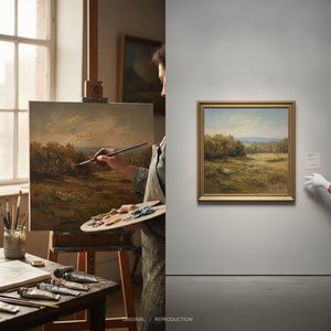 Mus3ums.com F.A.Q.: Original Masterpieces vs. Our Hand-Painted Oil Reproductions