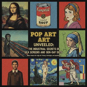 Pop Art Unveiled: The Industrial Secrets of Silk Screens and Ben-Day Dots