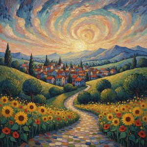 Beyond Impressionism: Exploring the Emotional Depth and Vibrant Textures of Post-Impressionist Landscapes