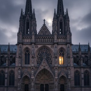 The Shadow of Faith: Exploring Gothic Art's Spiritual Intensity & Architectural Innovation