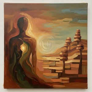 The Resonance of Earth Tones: Exploring Emotional Depth & Artistic Context in Paintings