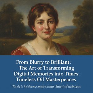 From Blurry to Brilliant: The Art of Transforming Digital Memories into Timeless Oil Masterpieces