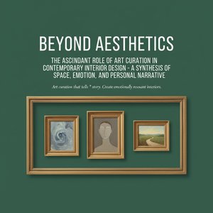 Au-delà de l'Esthétique : Le Rôle Ascendant de la Curation Artistique dans le Design d'Intérieur Contemporain – Une Synthèse de l'Espace, de l'Émotion et du Discours Personnel