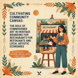 Cultivating Community Canvas: The Role of Commissioned Art in Heritage Branding for Restaurants and Local Artistic Economies