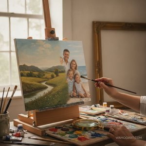 Mus3ums.com F.A.Q.: Turn Photos into Masterpieces with Custom Hand-Painted Portraits