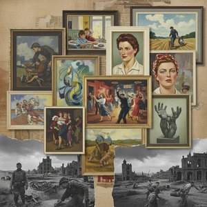 Echoes of War & Hope: Top 10 Artworks Reflecting the 1940s | Mus3ums