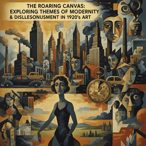 The Roaring Canvas: Exploring Themes of Modernity & Disillusionment in 1920s Art