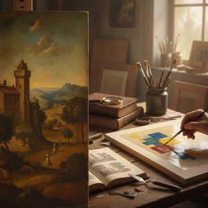 Mastering the Surface: A Historical and Technical Guide to the Art of Oil on Panel Painting