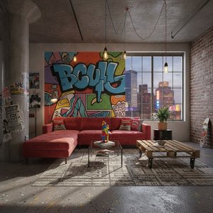 Level Up Your Space: The Ultimate Trend Forecast for Bold Pop Art & Street Style Interiors