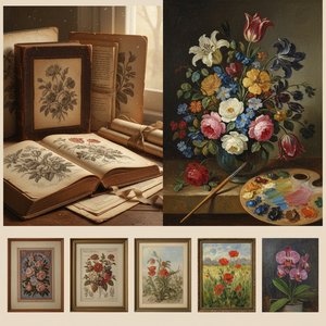 Blossoms of Time: A Historical Journey Through Flower Painting