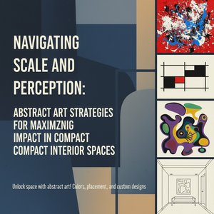 Navigating Scale and Perception: Abstract Art Strategies for Maximizing Impact in Compact Interior Spaces