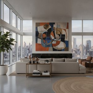 Designing Your Forever Space: An Expert Guide to Elevating Your New Home with Neo-Abstract Art