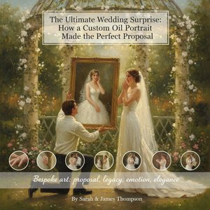 The Ultimate Wedding Surprise: How a Custom Oil Portrait Made the Perfect Proposal
