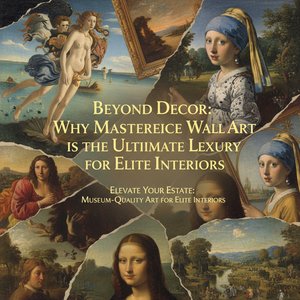 Beyond Decor: Why Masterpiece Wall Art is the Ultimate Luxury for Elite Interiors