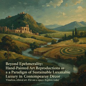 Beyond Ephemerality: Hand-Painted Art Reproductions as a Paradigm of Sustainable Luxury in Contemporary Décor