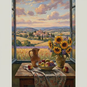 Bernard Cathelin: A Poetic Realist's Exploration of Still Life and the French Landscape