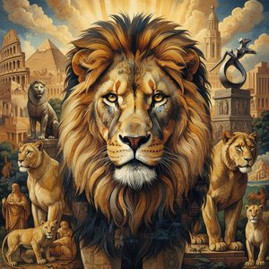 Majestic Lions: Capturing the Power and Soul of the King of Beasts through Art History