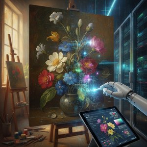 Digital Flora to Fine Art: Transform Your Botanical Photos into Bespoke AI-Driven Oil Masterpieces
