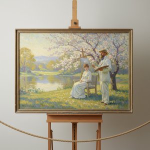 William Merritt Chase: L'Impressionismo Americano e la Ricerca della Luminosità