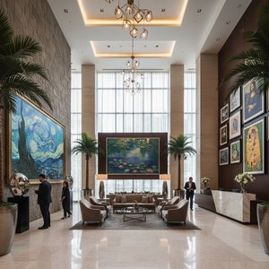 Elevating Hospitality Aesthetics: A Guide to Selecting Reproductions of Famous Artworks for Hotel Lobbies