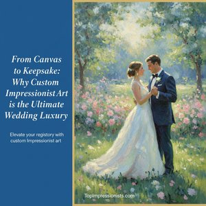 From Canvas to Keepsake: Why Custom Impressionist Art is the Ultimate Wedding Registry Luxury