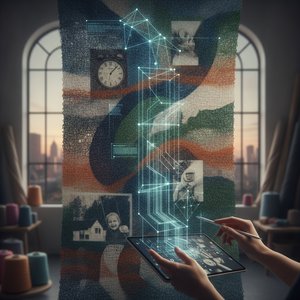 The New Avant-Garde: Transforming Personal Memories into Handcrafted Textile Masterpieces through AI Artistry