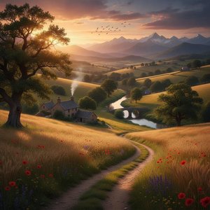 10 atemberaubende Kunstwerke, die die Schönheit ländlicher Landschaften einfangen