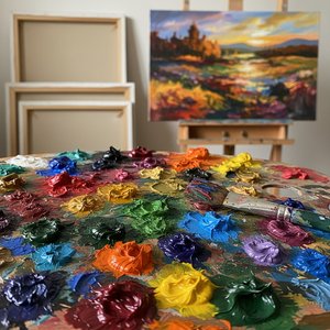 Chromatic Abundance: Exploring the Psychological Impact of Rich Color Palettes in Painting