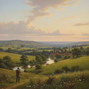 Edward Wilkins Waite: A Victorian Vision of Surrey's Serene Landscapes & Artistic Legacy
