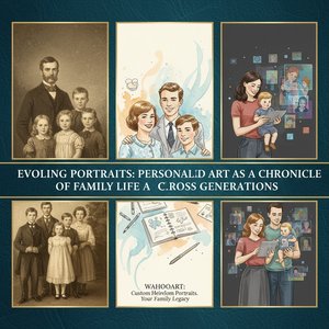 Evolving Portraits: Personalized Art as a Chronicle of Family Life Across Generations
