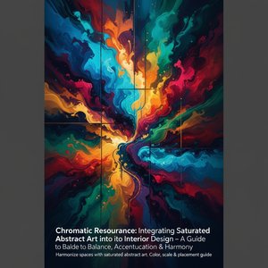 Résonance Chromatique : Intégrer l'Art Abstrait Saturé dans la Conception d'Intérieurs – Guide pour l'Équilibre, l'Accentuation et l'Harmonie