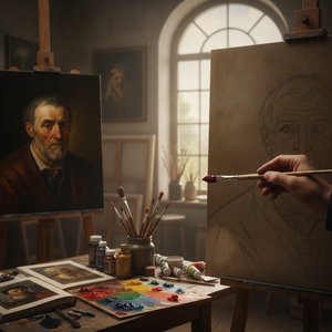 The Timeless Magic of Oil on Canvas: A Masterclass in Texture, Depth, and Impasto Artistry