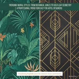 Transform Your Walls: Top Trending Mural Styles from Botanical Jungles to Gold Leaf Geometry