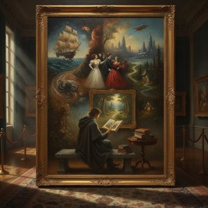 Timeless Tales on Canvas: The Art of Literary Introspection in Fine Art Masterpieces