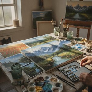 Mus3ums.com F.A.Q.: The Art of Merging Multiple Photos into One Bespoke Impressionist Masterpiece