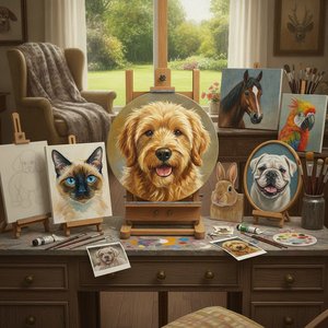 Mus3ums.com F.A.Q.: Bespoke Hand-Painted Pet Portraits & Custom Animal Commissions