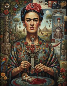 Frida Kahlo: A Life Painted – Surrealism, Identity & Autobiographical Narrative