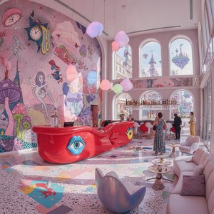 Pop Surrealism Trend Forecast: Integrating Bold Pop Art and Dreamlike Fantasy into Modern Hospitality Design
